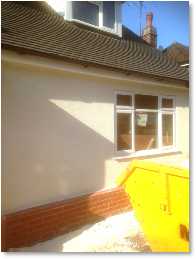 Weber Render by Faversham plasterers